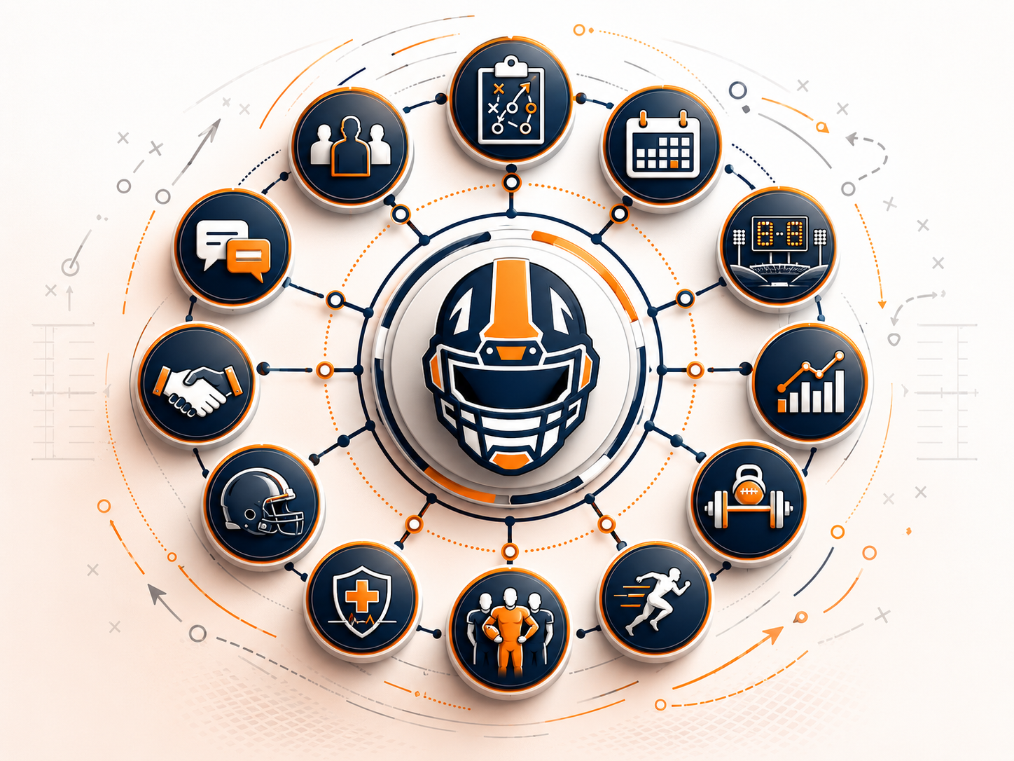 AthletiFlow Football connected program dashboard